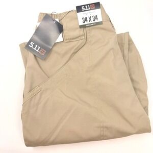 5.11 Tactical Taclite Pro Pant 74273 TDU Khaki Mens 34x34 NWT Ripstop Cargo NEW